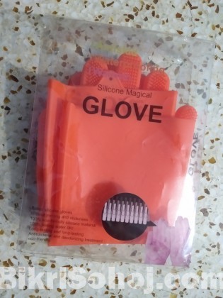 Silicone rubber Dish Washing Gloves